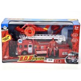 Magic Toys Tűzoltóautó és helikopter fénnyel, hanggal és figurákkal