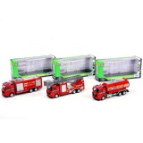 Magic Toys Tűzoltósági hátrahúzós teherautók háromféle változatban