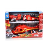 Magic Toys Tűzoltósági járműszett kiegészítőkkel 3db-os csomag