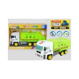Magic Toys Újrahasznosított hulladék szállító teherautó modell fénnyel 37cm-es