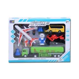 Magic Toys Városi játékszett 4db járművel