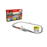 Magic Toys Vasúti játékszett fénnyel, 335cm sínnel