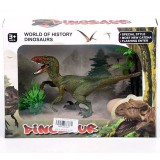 Magic Toys Velociraptor dinoszaurusz figura tojással és növényekkel (MKK240567) (MKK240567) - Játékfigurák