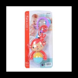 Magic Toys Vidám majom alakú rágóka és csörgő