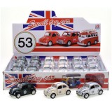Magic Toys Volkswagen Beetle 53-as kisautó többféle változatban