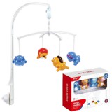 Magic Toys Zenélő kiságyforgó szafari állatokkal