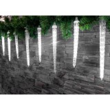 MagicHome Vianoce Fényfüzér MagicHome Karácsony Icicle, 352 LED hideg fehér, 16 jégcsappal, vízesés hatással, 230 V, 50 Hz,