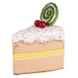 MagicHome Vianoce MagicHome Candy Line karácsonyi dekoráció, felfüggeszthető barna süti, 13 x 9 x 15 cm