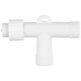 MagicHome Vianoce MagicHome karácsony Multi-Connect C53 csatlakozó, T-darab, fehér, a Fényfüzér elágazásához, kültéri