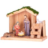MagicHome Vianoce MagicHome karácsonyi dekoráció, Betlehem, fa, műgyanta, 15 cm