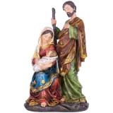 MagicHome Vianoce MagicHome karácsonyi dekoráció, Szent család, műgyanta, 25 cm