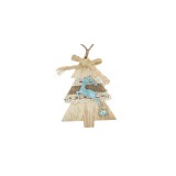 MagicHome Vianoce MagicHome karácsonyi dísz, fenyőfa, felfüggeszthető, csomag. 5 db, 10 cm