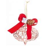 MagicHome Vianoce MagicHome karácsonyi dísz, réz, 10 x 15 cm