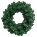 MagicHome Vianoce MagicHome karácsonyi koszorú, natúr, 45 cm