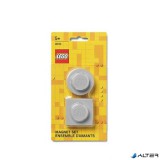 Mágnes, 2 különböző forma, LEGO, szürke