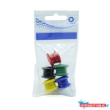 Mágnes 20mm, 10 db-os 5 féle vegyes színek Bluering®