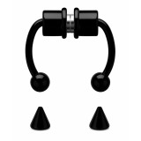 Mágneses hamis orr piercing