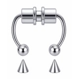 Mágneses hamis orr piercing