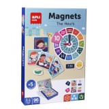 Mágneses készségfejleszt&#337; készlet, 96 db, apli kids "magnets", az órák 18573