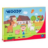 Mágneses kirakó dobozban - Farm - Woodyland