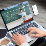 Mágneses Laptopra helyezhető telefontartó