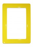 Mágneses öntapadó keret mérete 12,3x8,1cm - sárga