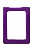 Mágneses öntapadó keret mérete 13,0 × 8,1 cm - lila