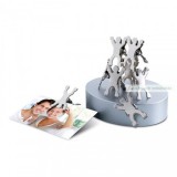 Mágneses papírnehezék iratcsipeszekkel