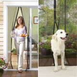 Mágneses szúnyogháló bejárati ajtóra Fekete