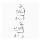 Mágneses tartásjavító eszköz, fehér színben, testtartás korrekciójára