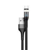 Mágneses töltőkábel Micro-USB csatlakozóval 1 méter Usams SJ335 U29 Magnetic fekete