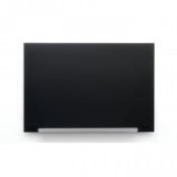 Mágneses üvegtábla, 38,1x67,7 cm, NOBO "Diamond", fekete