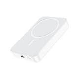 Mágneses wireless power bank 8000 mAh Borofone BJ25 Reach QC3.0+PD20W fehér