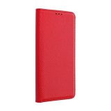 Magnet flip Magnet Samsung Galaxy S22+ mágneses flip tok, piros