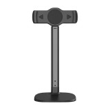 Magnetic Desktop Phone Stand Baseus MagPro self-adhesive (black)