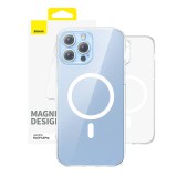 Magnetic Phone Case for iP 13 PRO Baseus OS-Lucent Series (Clear)