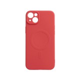 Magsafe-es TPU telefontok iPhone 13 Mini 5.4 colos YooUp Magnetic Pastell piros