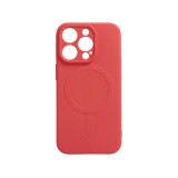 Magsafe-es TPU telefontok iPhone 13 Pro 6.1 colos YooUp Magnetic Pastell piros