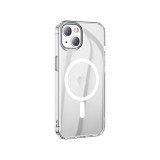 Magsafe-es TPU telefontok iPhone 14 Plus 6.7 Hoco Magnetic Transparent átlátszó