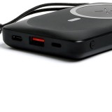 MagSafe Power Bank 10000 mAh Veger Magon (W1151) Type-C - Lightning csatlakozóval fekete
