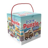 Magyar Gyártó 2-3-4 Darabos Puzzle - Járművek