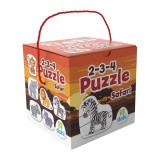 Magyar Gyártó 2-3-4 Darabos Puzzle - Safari