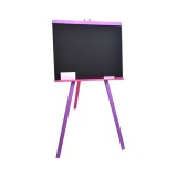 Magyar Gyártó Állványos fa rajztábla krétával, lányos színekben