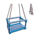 Magyar Gyártó Fa hinta kék színben