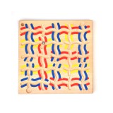 Magyar Gyártó Golyós fa ügyességi játék 25x25cm