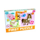Magyar Gyártó Háziállatos Bébipuzzle - D-Toys