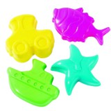 Magyar Gyártó Homokozó formák 4db - D-Toys