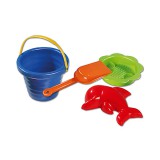 Magyar Gyártó Homokozó szett hullámos vödörrel 4 részes - D-Toys
