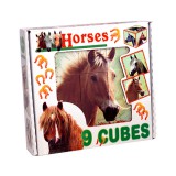 Magyar Gyártó Lovas mesekocka 9db-os