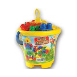 Magyar Gyártó Maxi Blocks vödrös 24 db-os építőkockák - D-Toys